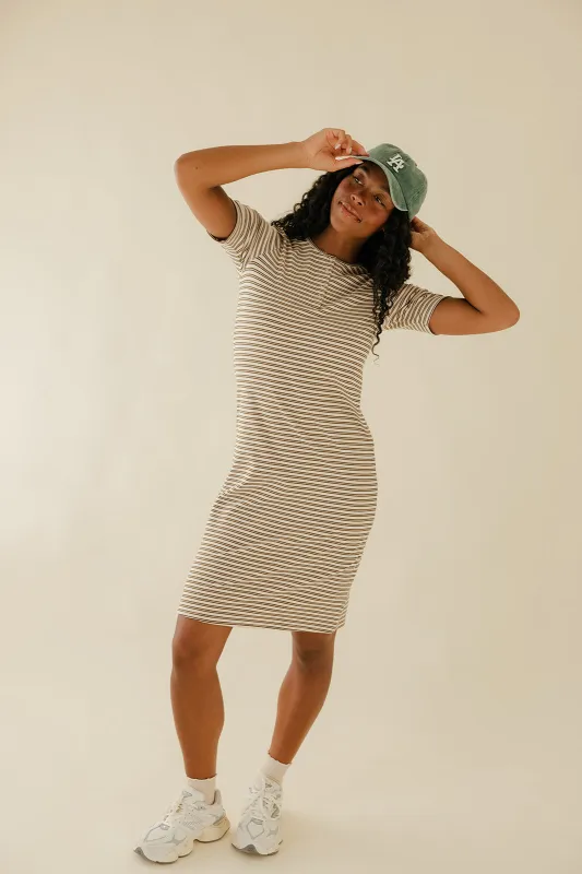 Slow Days Stripe Midi sold by Roolee