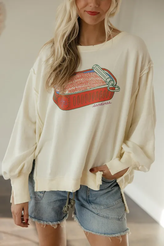 Free People Graphic Camden Pullover sold by Roolee