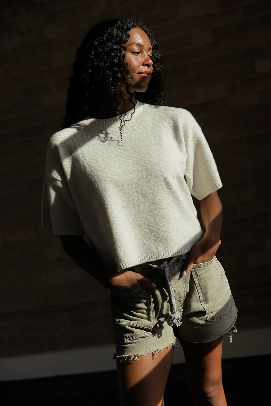 Quiet Morning Short Sleeve Sweater sold by Roolee product image thumbnail 2