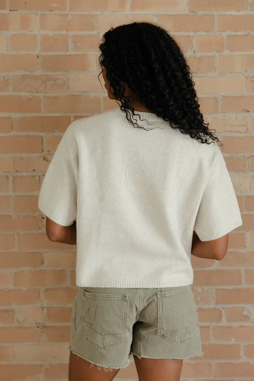 Quiet Morning Short Sleeve Sweater sold by Roolee product image thumbnail 4