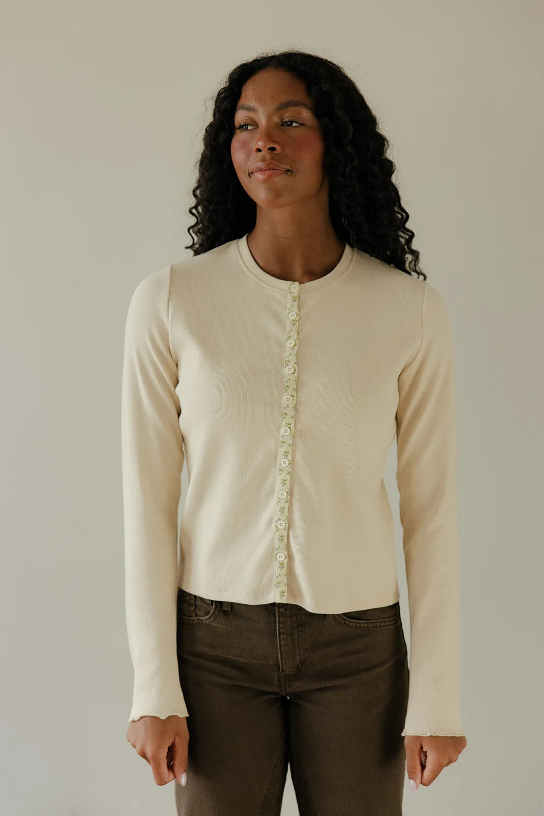 Refined Edge Button Top sold by Roolee product image thumbnail 4