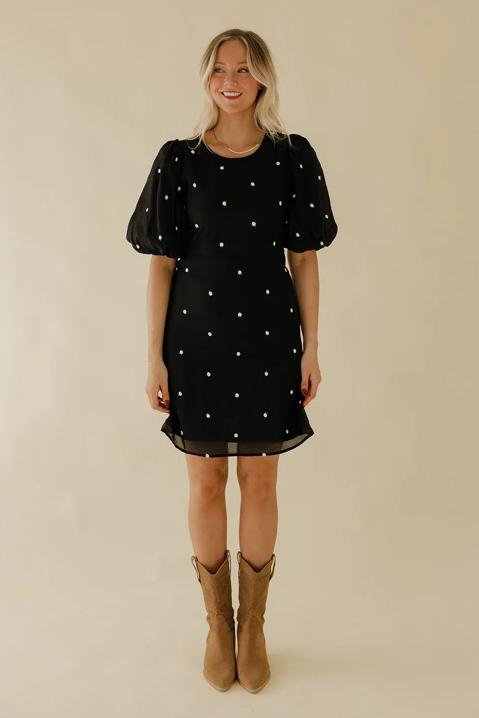 The Evening Edit Puff Sleeve Dress sold by Roolee product image thumbnail 4
