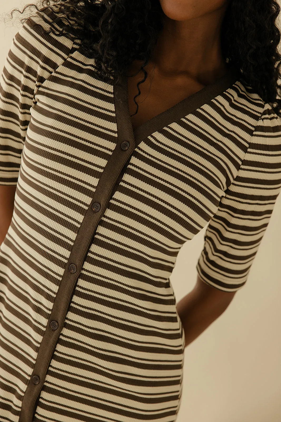 Walking Distance Stripe Dress sold by Roolee product image thumbnail 3