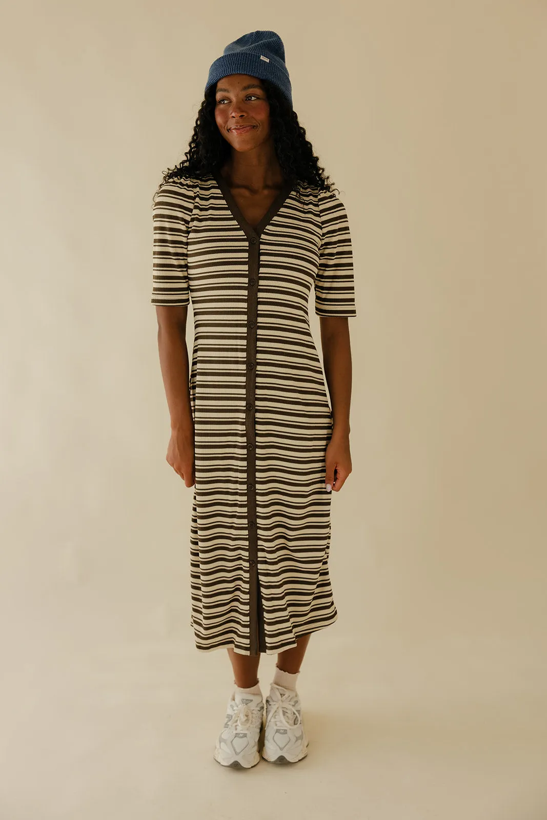 Walking Distance Stripe Dress sold by Roolee product image thumbnail 4