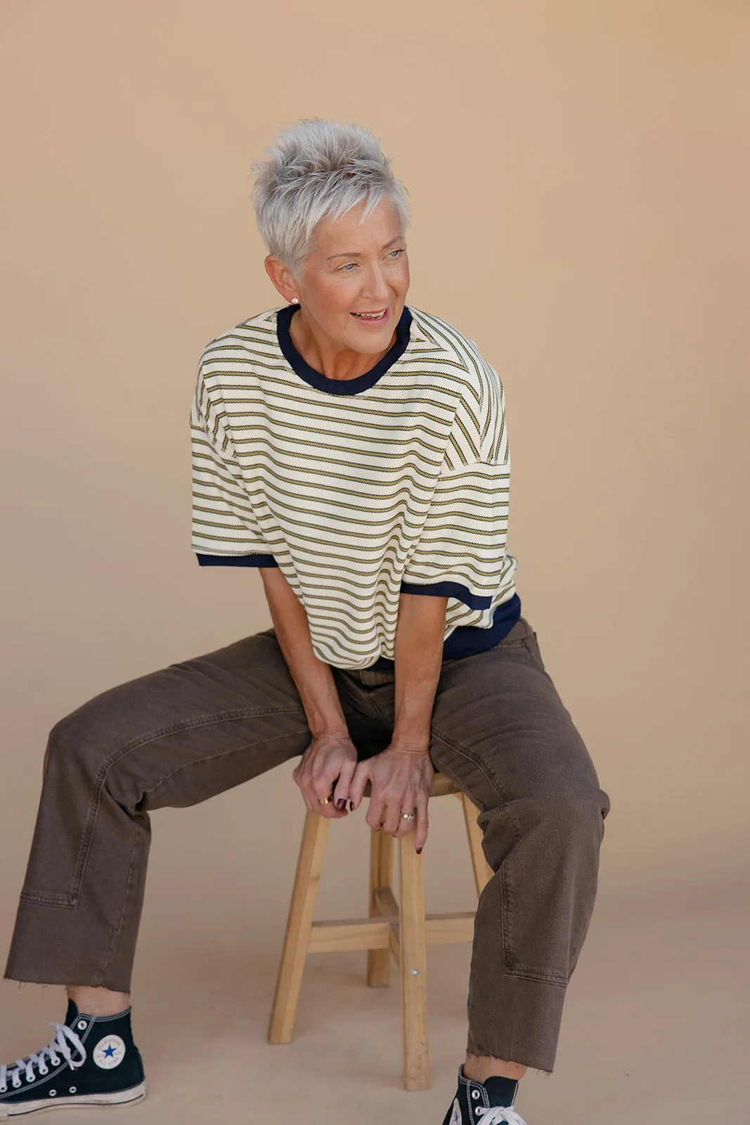 Market Day Stripe Tee sold by Roolee product image thumbnail 2