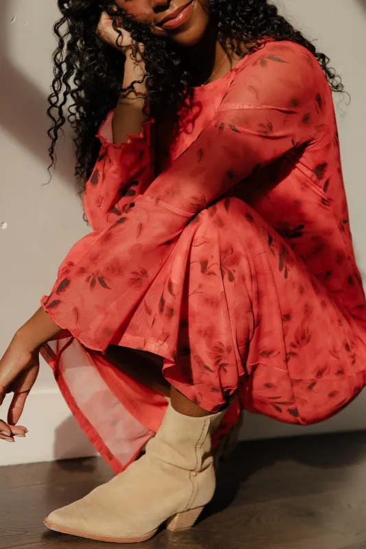 The Valentine Long Sleeve Maxi made by Polagram