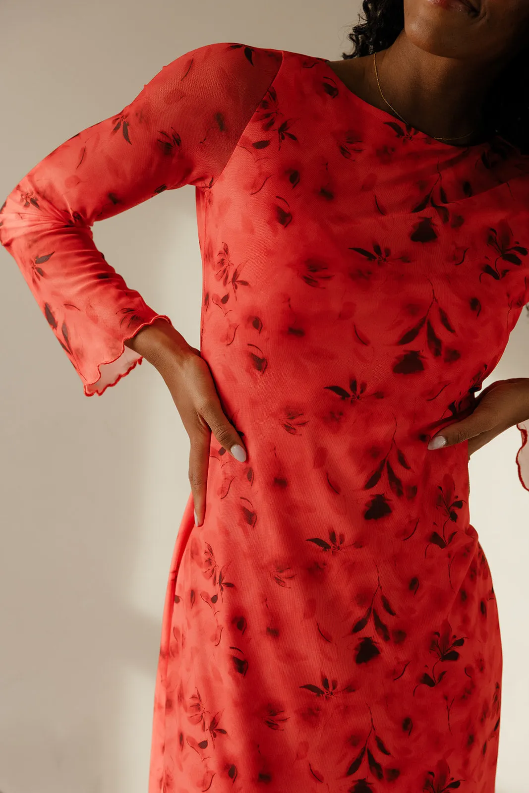 The Valentine Long Sleeve Maxi sold by Roolee product image thumbnail 3