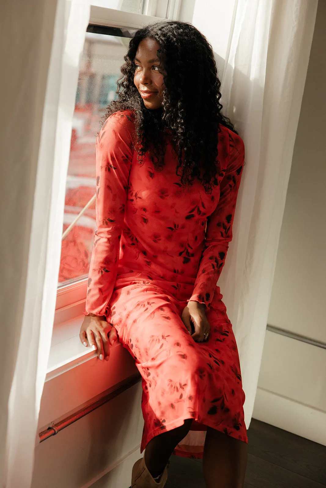 The Valentine Long Sleeve Maxi sold by Roolee product image thumbnail 5