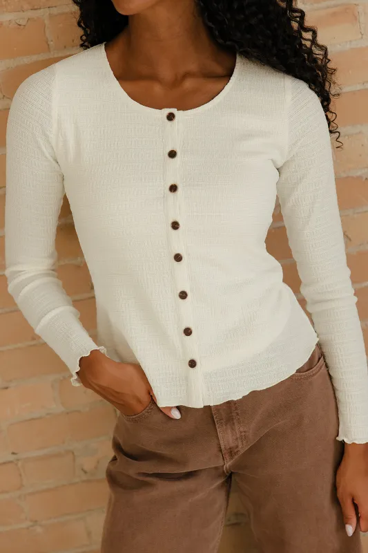 Simply Buttoned Cardigan made by Roolee