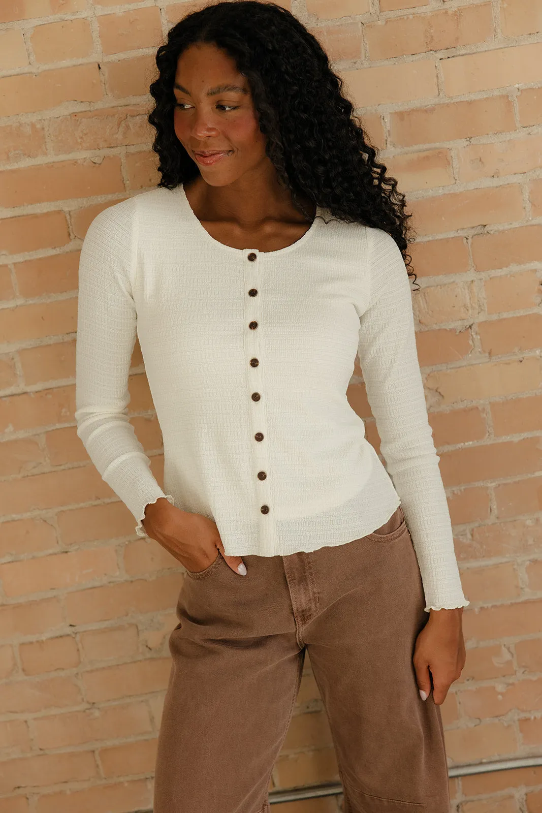 Simply Buttoned Cardigan sold by Roolee product image thumbnail 3
