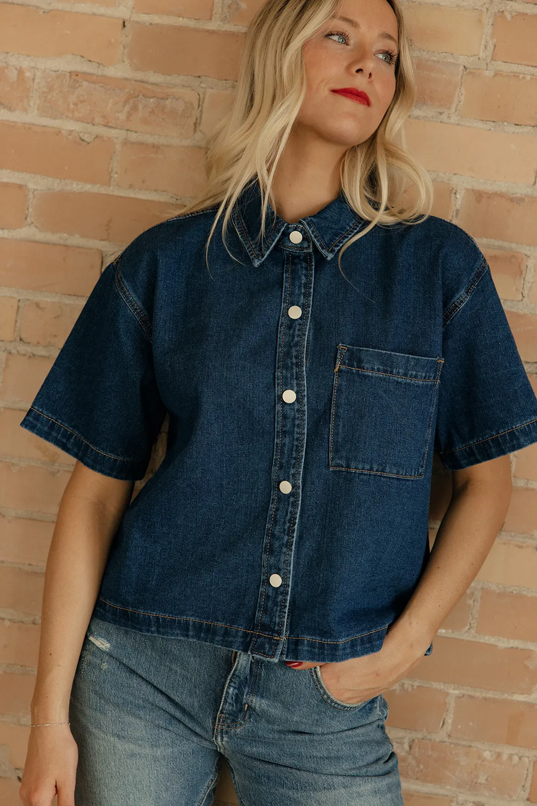 Classic Coast Denim Shirt sold by Roolee product image thumbnail 2