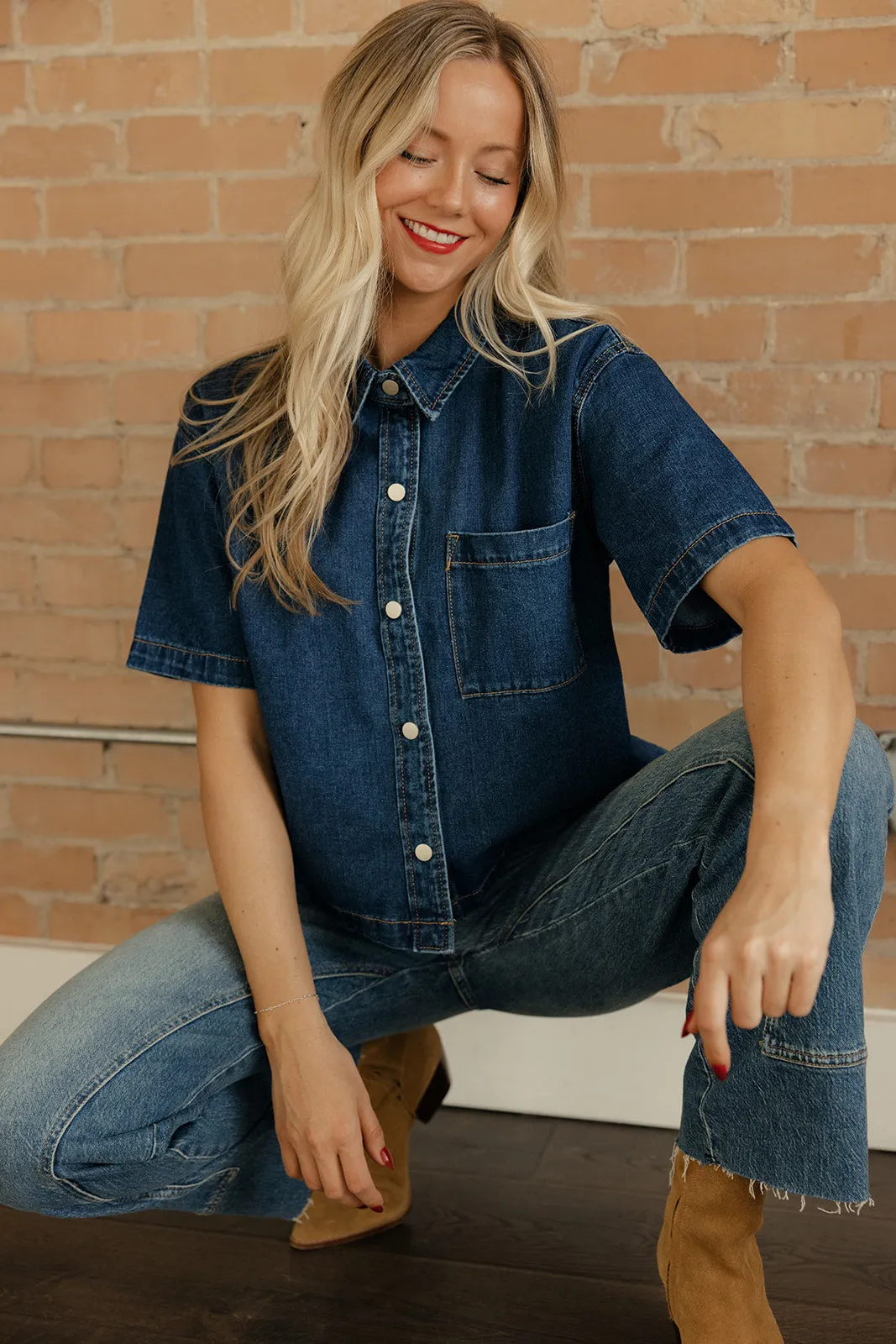 Classic Coast Denim Shirt sold by Roolee