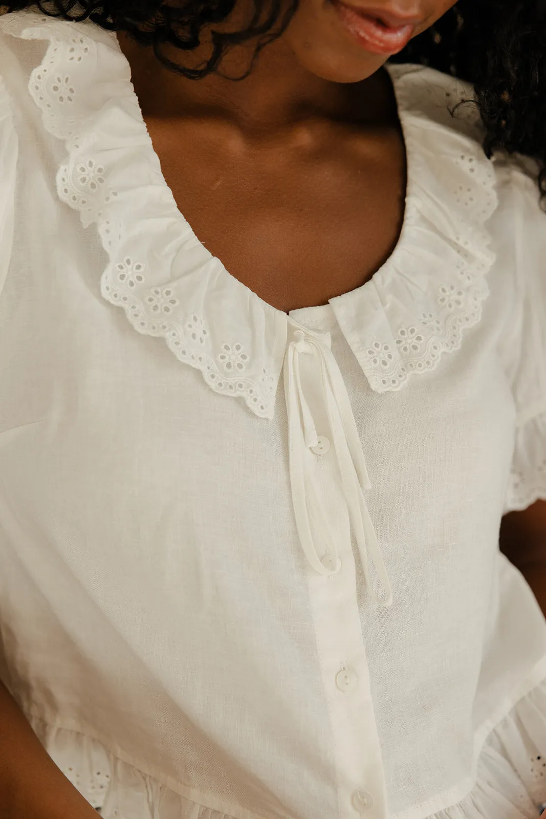Soft Focus Ruffle Blouse sold by Roolee product image thumbnail 4