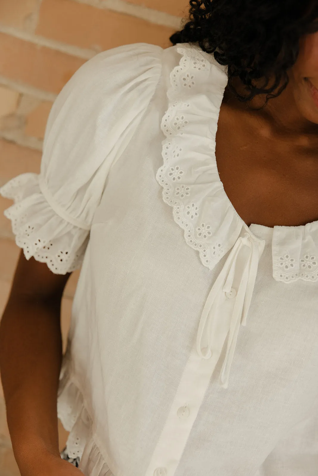 Soft Focus Ruffle Blouse sold by Roolee product image thumbnail 3