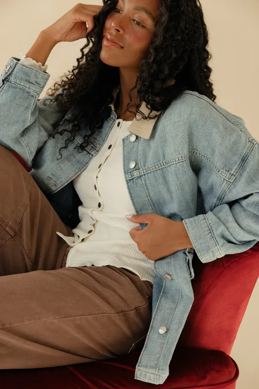 Free People Lemon Denim Jacket made by Free People