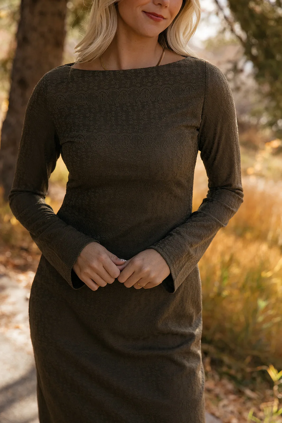 The Elm Textured Dress sold by Roolee product image thumbnail 2