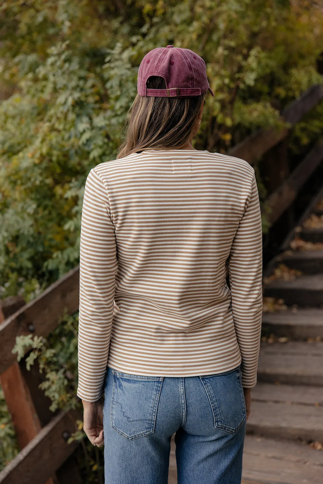 The Fallon Striped Long Sleeve sold by Roolee product image thumbnail 5