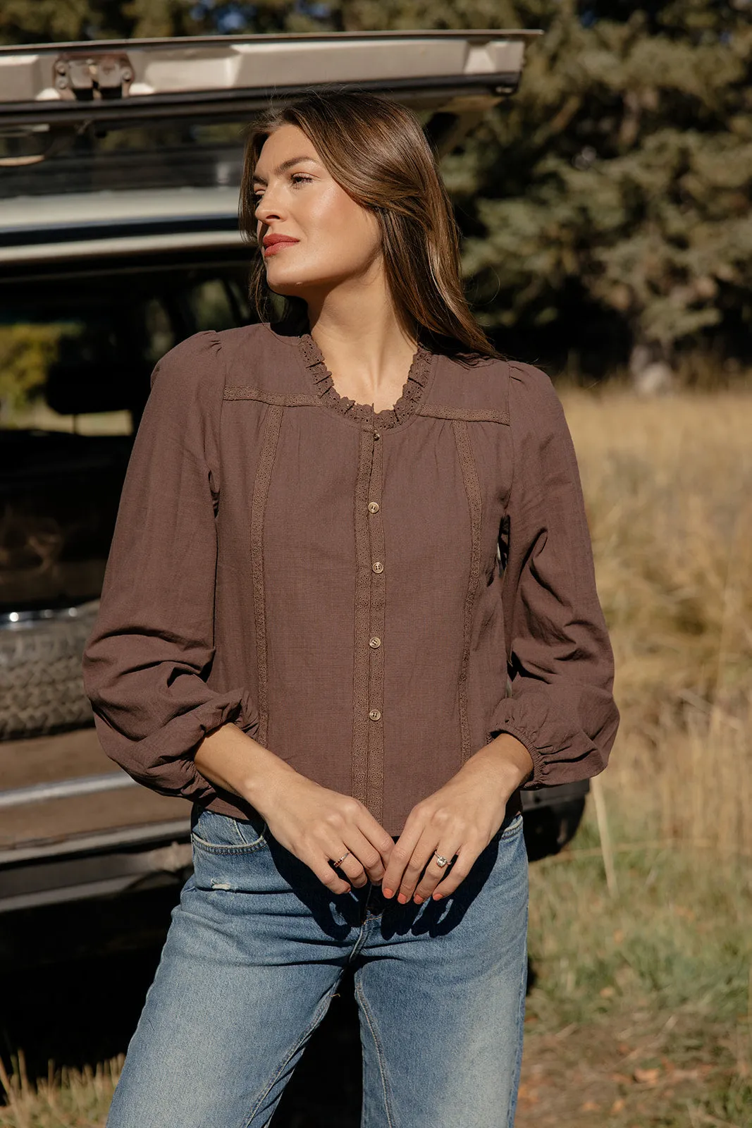 Janessa Lace Blouse sold by Roolee product image thumbnail 3