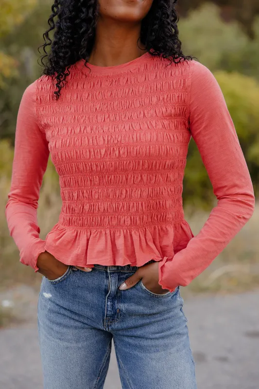 Rosewater Smocked Blouse made by Wishlist