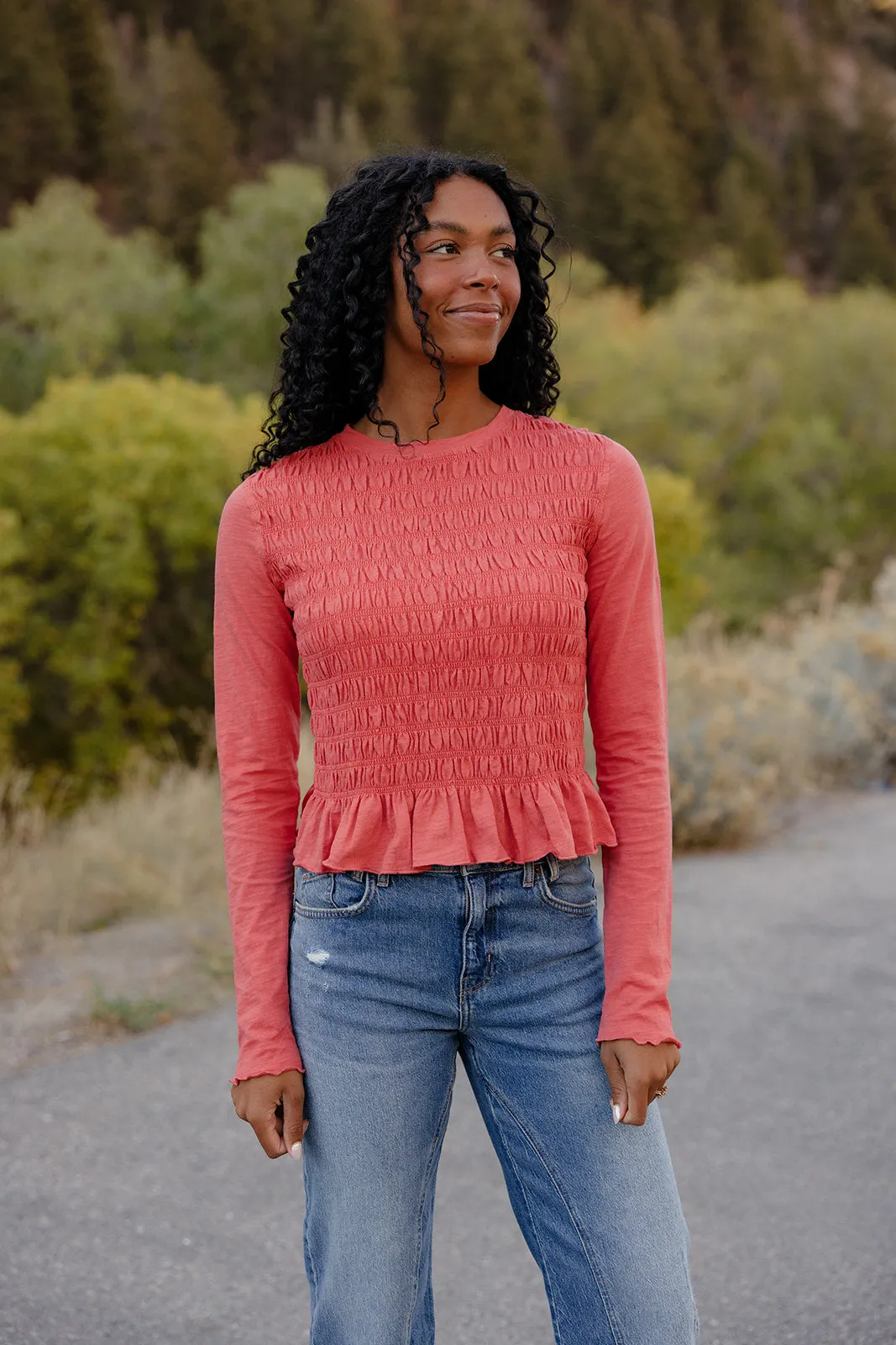 Rosewater Smocked Blouse sold by Roolee product image thumbnail 4