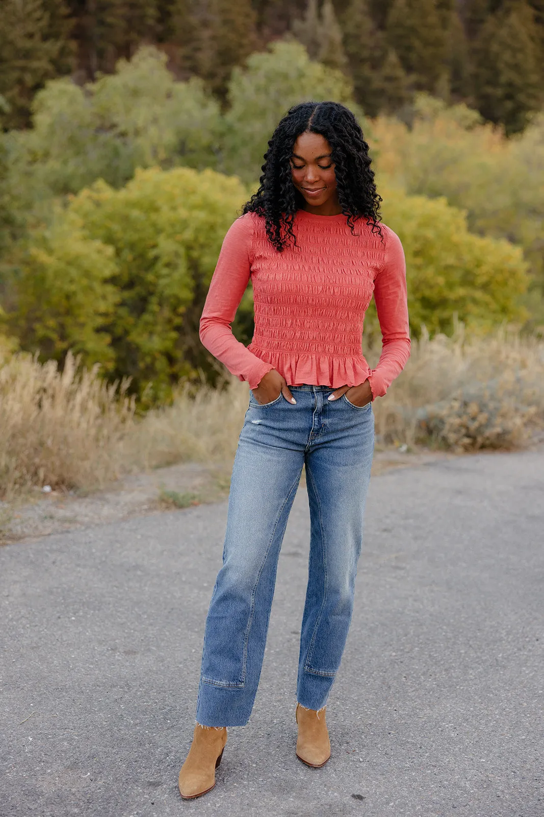 Rosewater Smocked Blouse sold by Roolee product image thumbnail 2