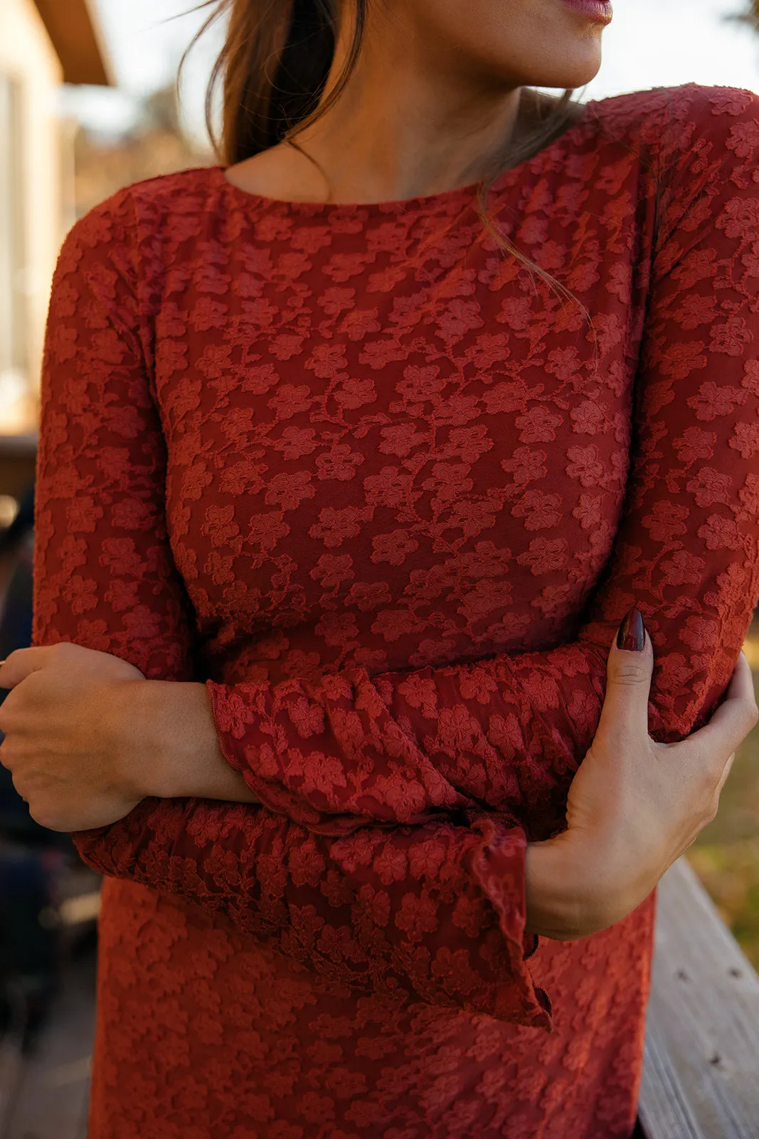 Scarlet Meadow Floral Dress sold by Roolee product image thumbnail 4