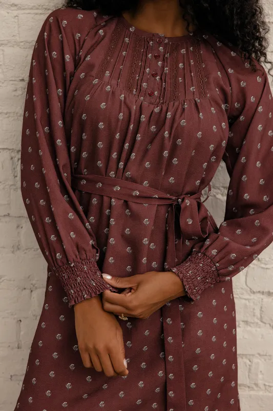 Hazel Garden Tie Dress made by Polagram