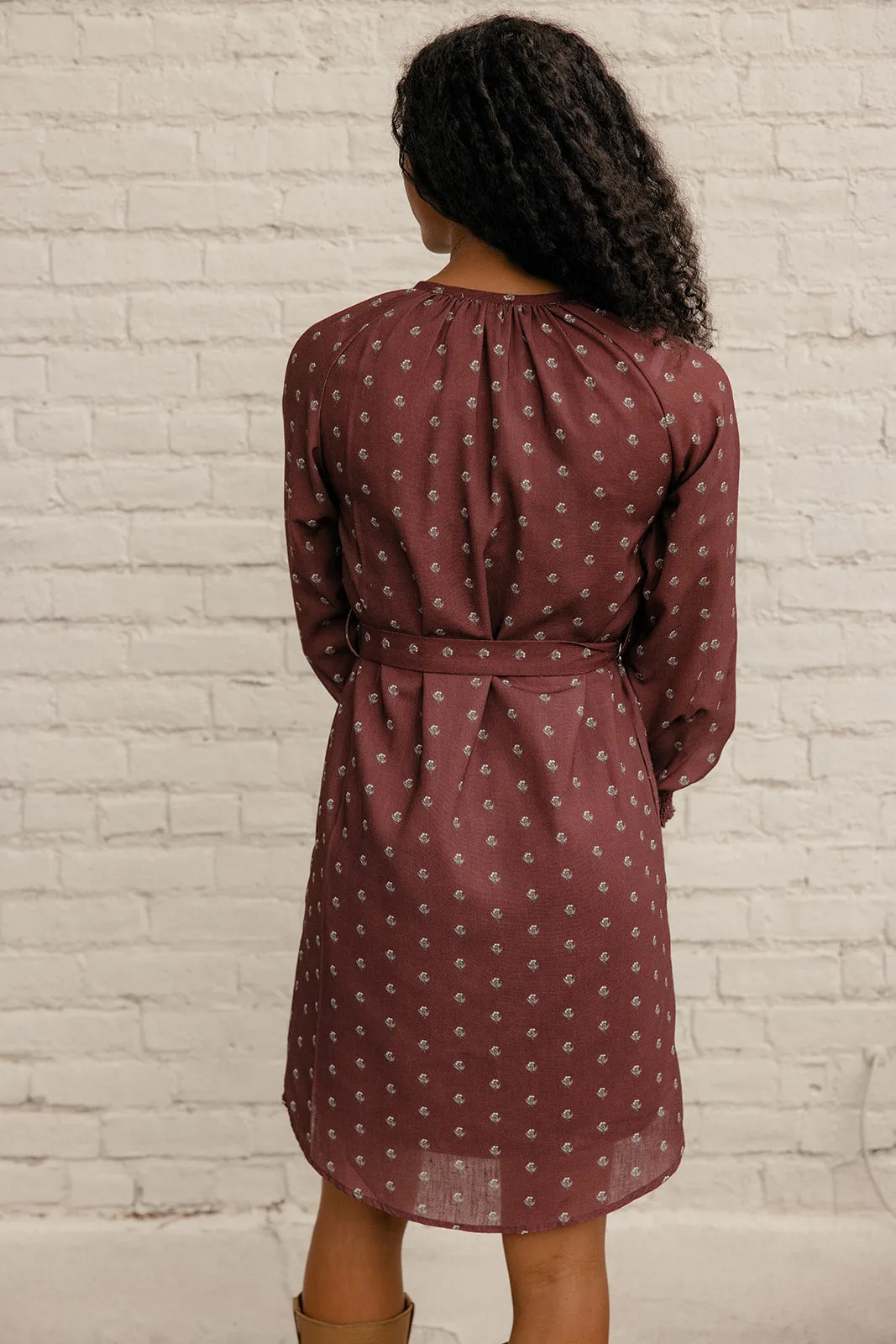 Hazel Garden Tie Dress sold by Roolee product image thumbnail 5