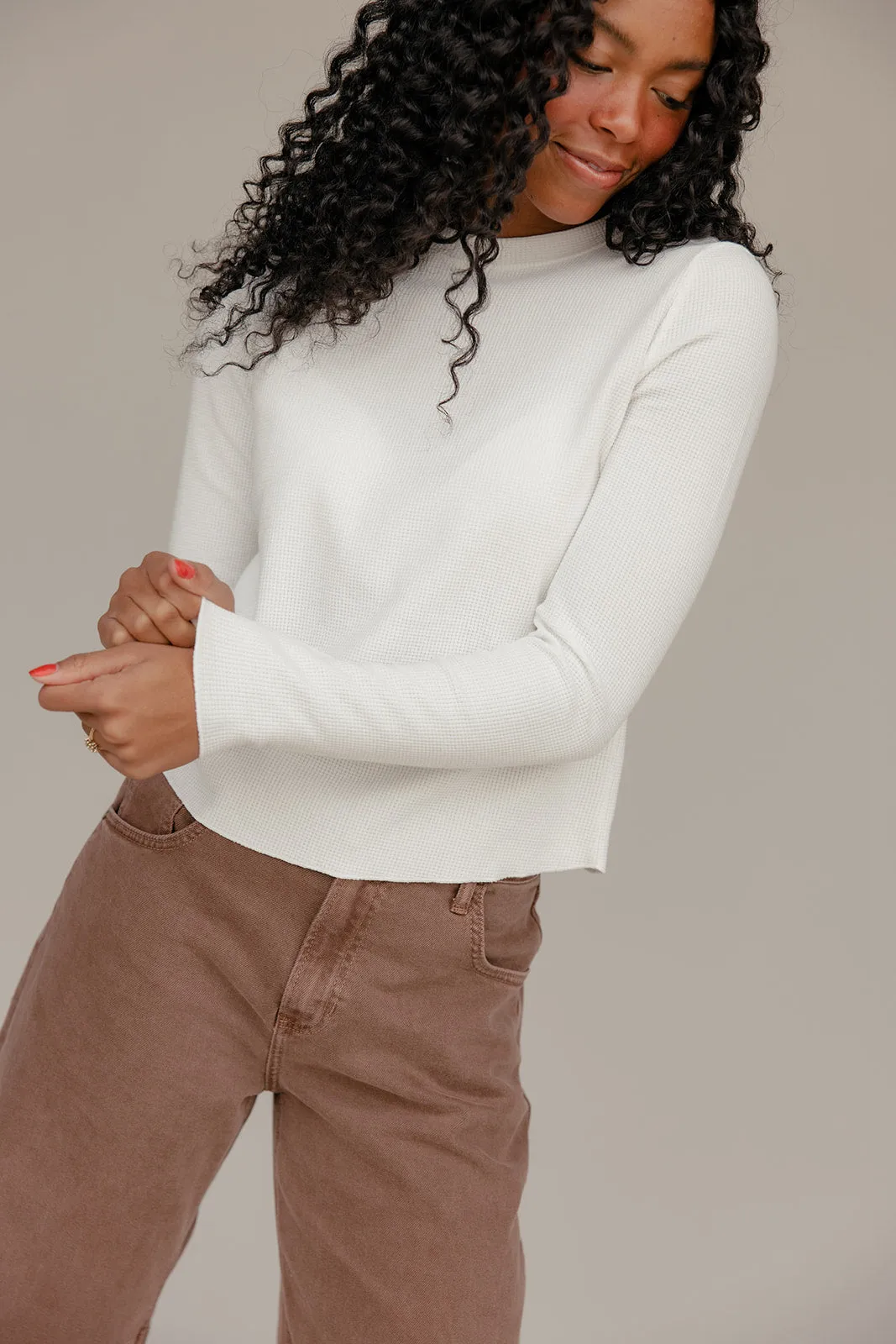 Weekend Wanderer Thermal Tee sold by Roolee