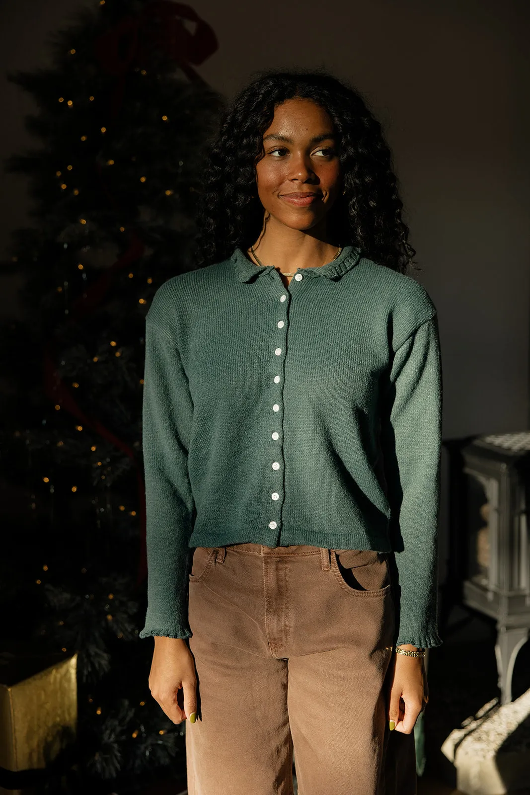 Wildwood Ruffle Cardigan sold by Roolee product image thumbnail 4