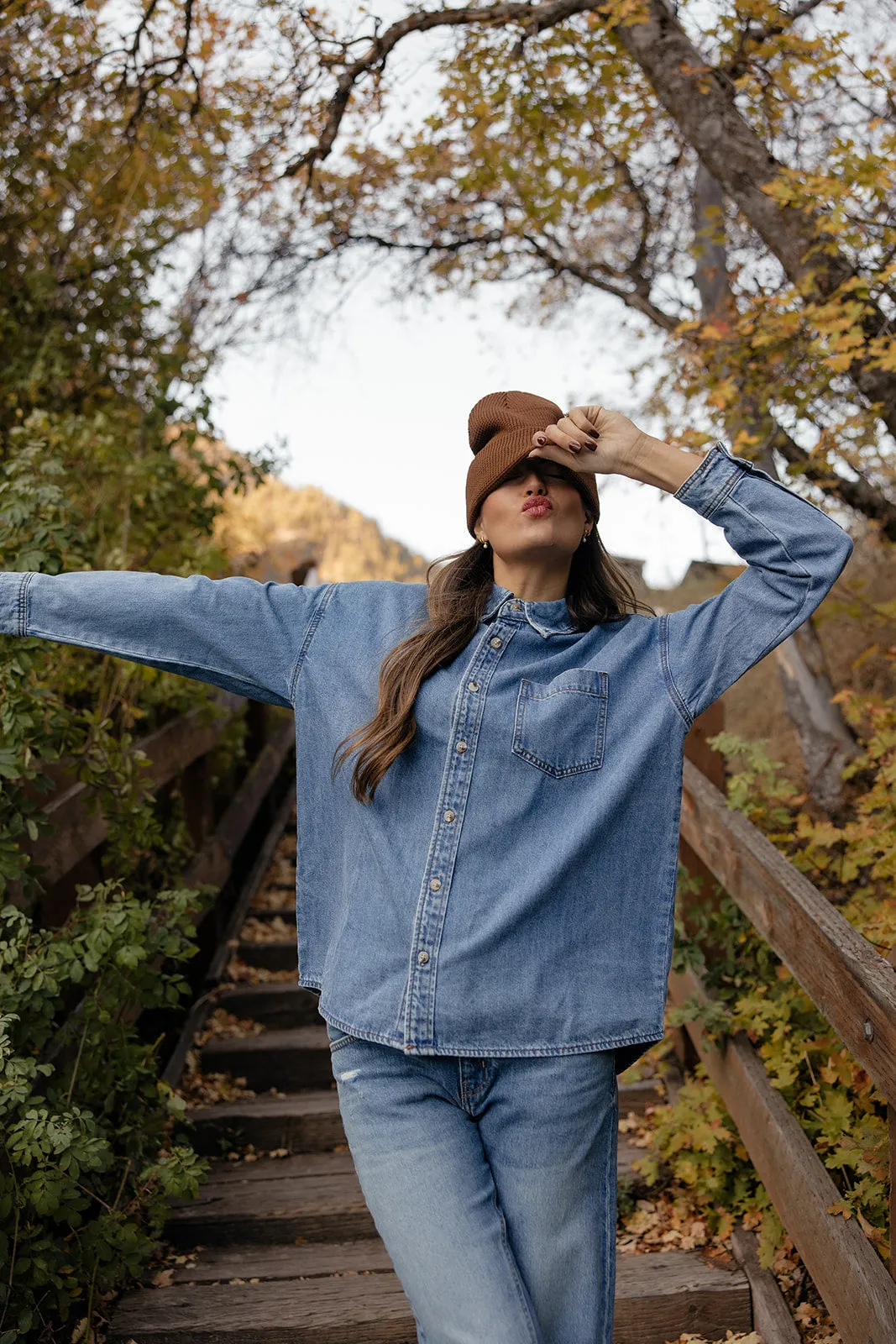 The Valley Denim Top sold by Roolee product image thumbnail 5