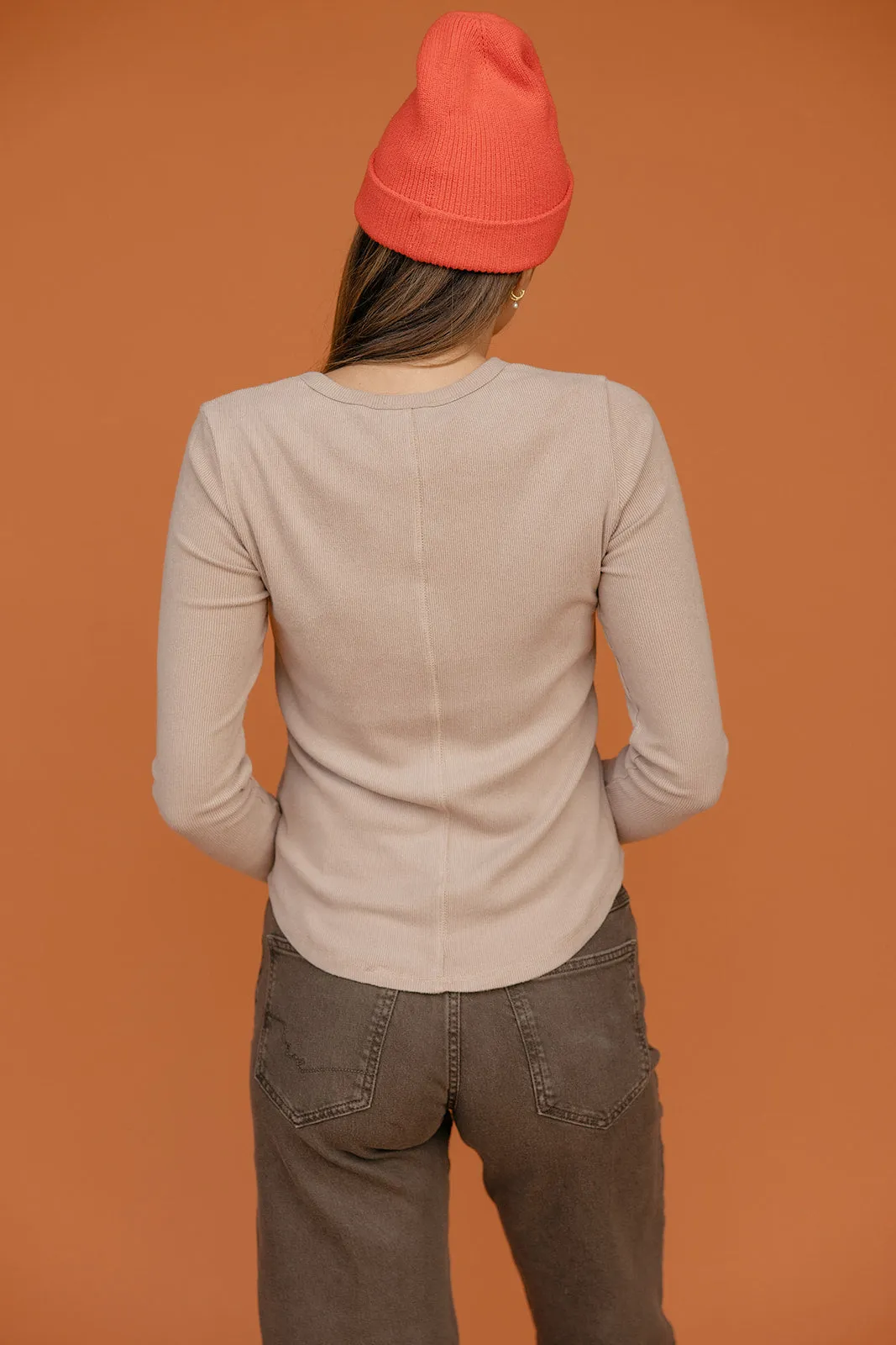 Cinder Henley Pocket Tee sold by Roolee product image thumbnail 3
