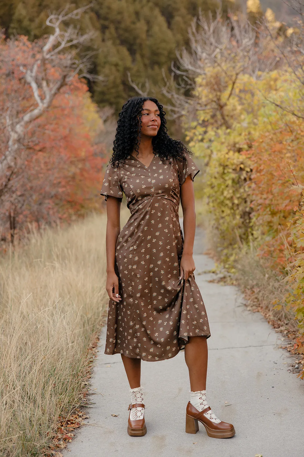 Clara Garden Floral Midi sold by Roolee product image thumbnail 3