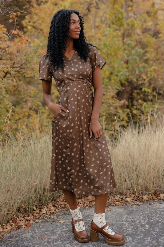 Clara Garden Floral Midi made by Polagram