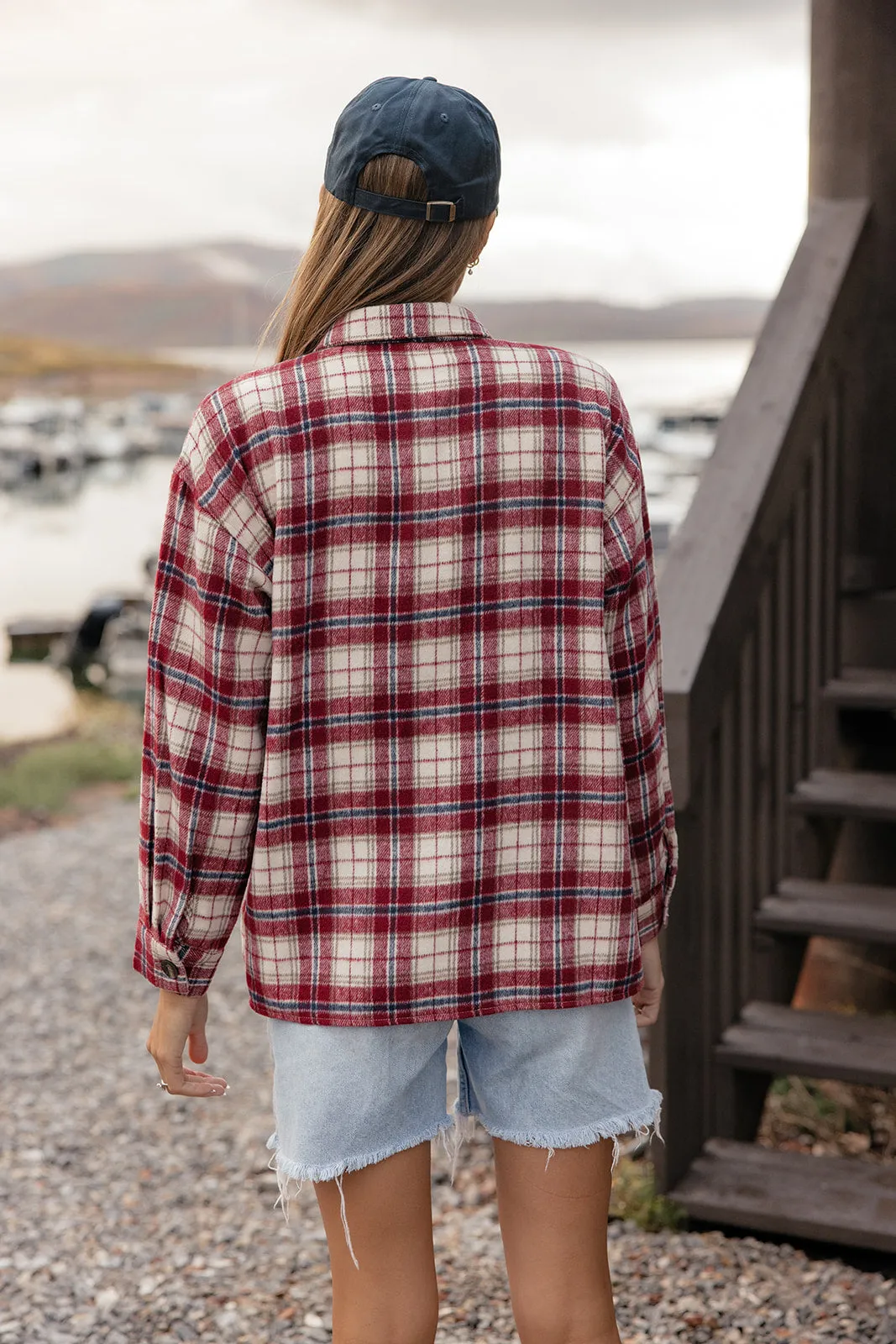 Heritage Plaid Shacket sold by Roolee product image thumbnail 4