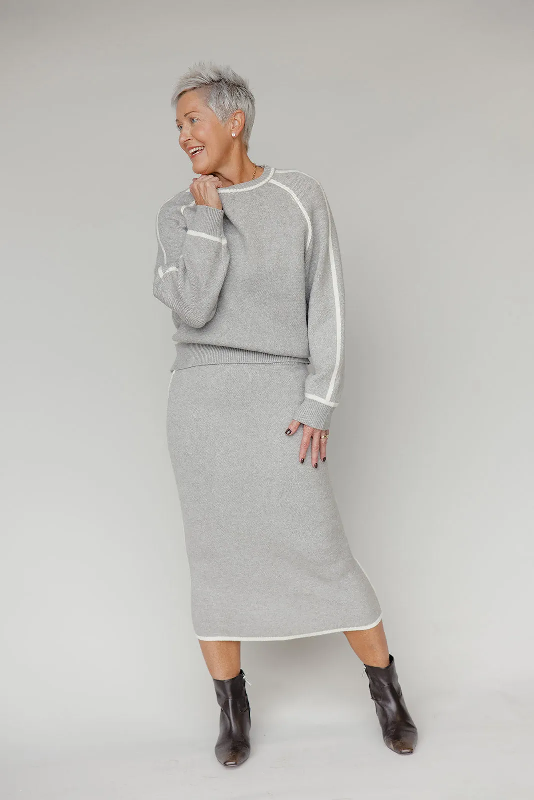 Everline Knit Skirt sold by Roolee