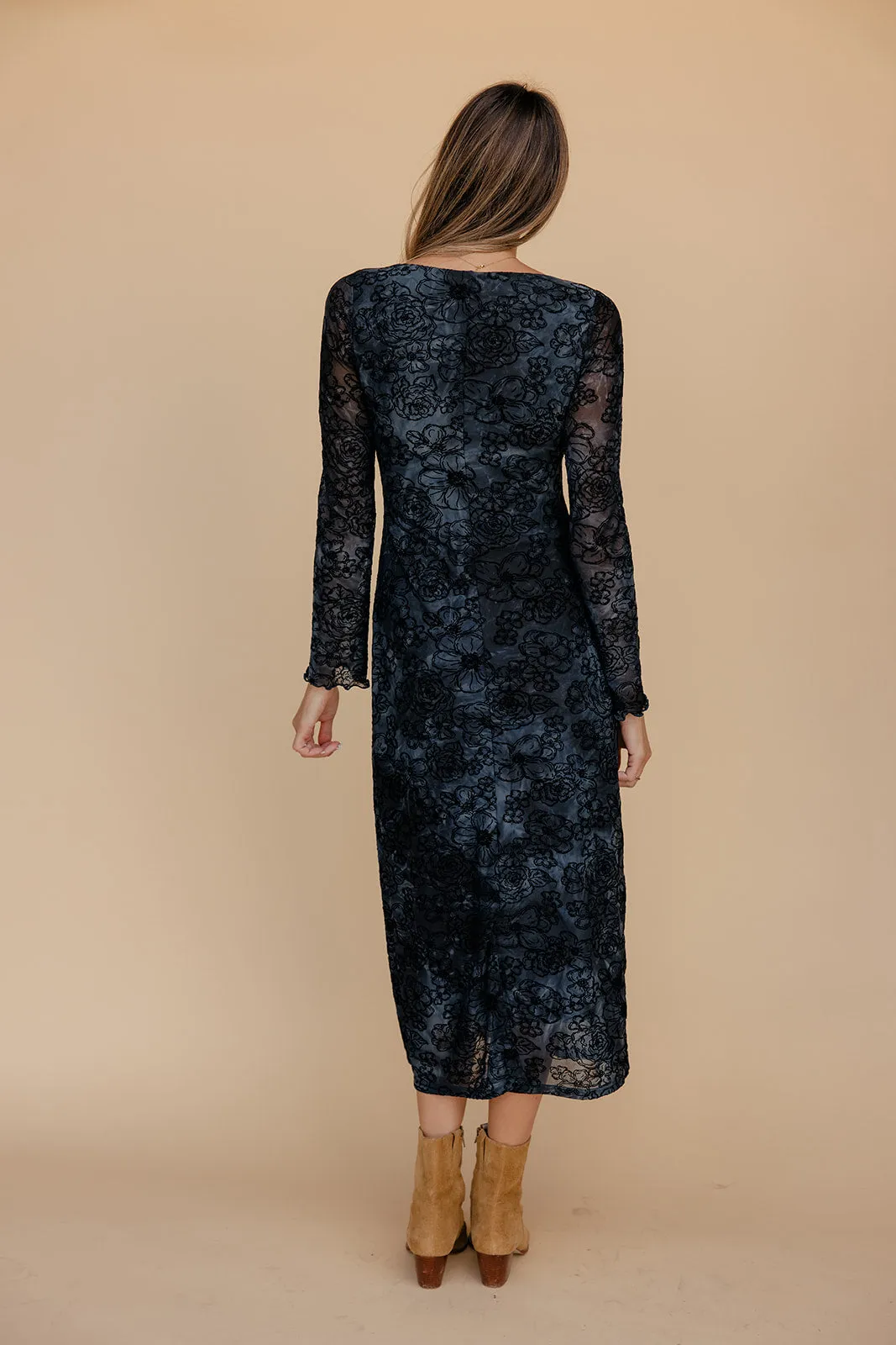 Berry Twilight Lace Dress sold by Roolee product image thumbnail 5