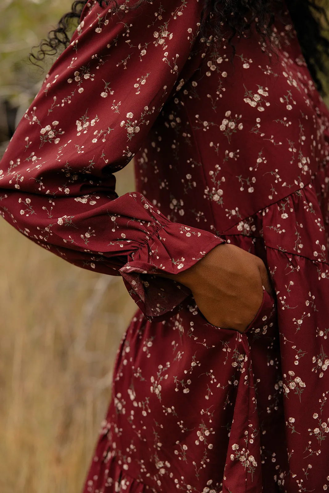 Wildberry Bloom Ruffle Sleeve Dress sold by Roolee product image thumbnail 2