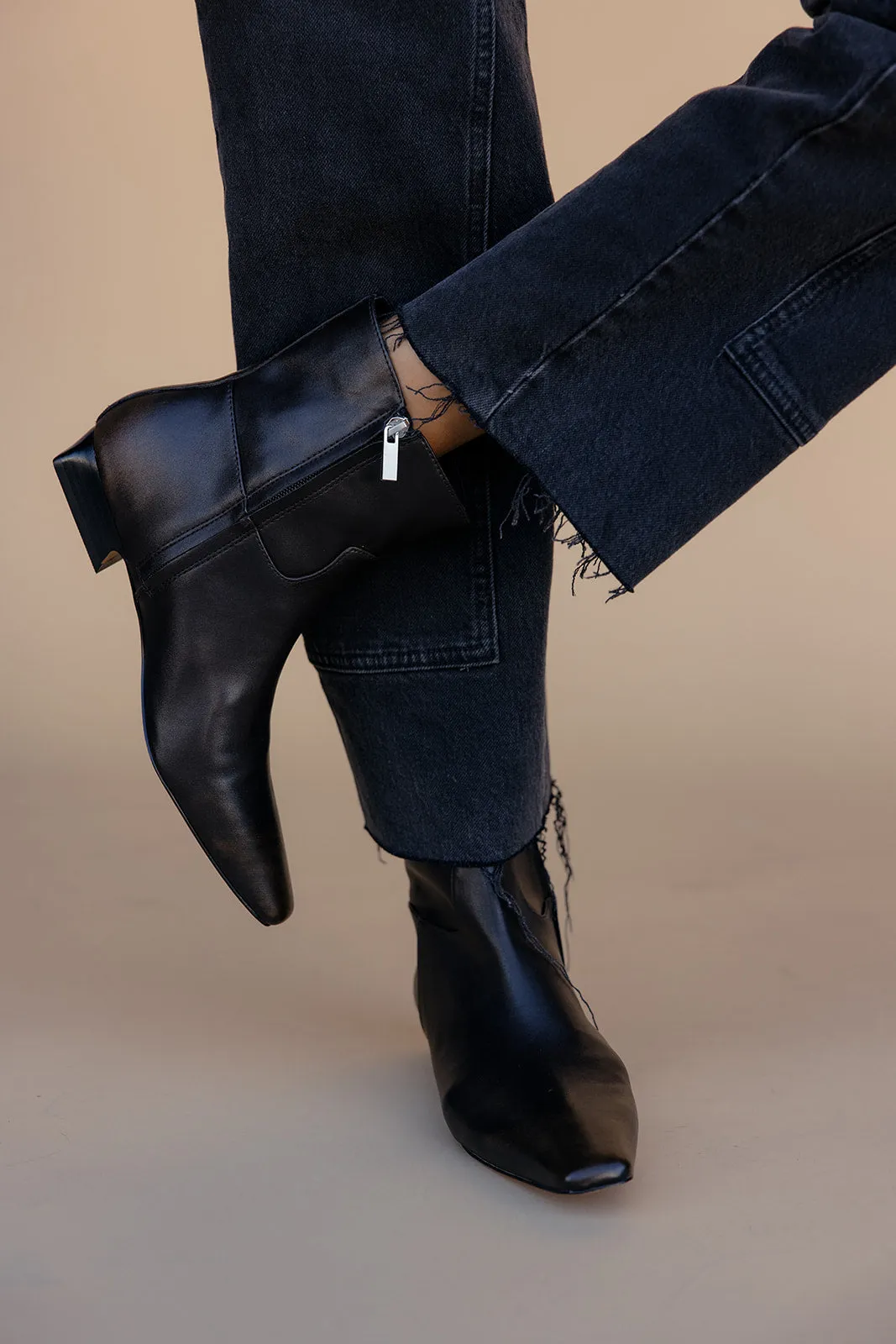 Free People Easy Does It Vegan Ankle Boots sold by Roolee product image thumbnail 5