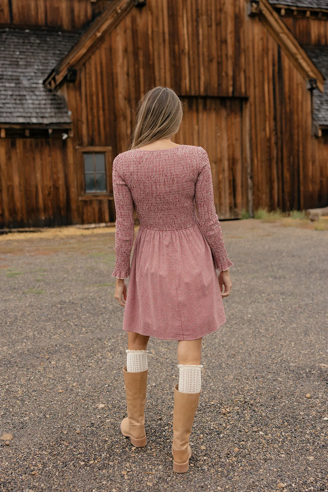 Dustland Dreams Gingham Dress sold by Roolee product image thumbnail 5