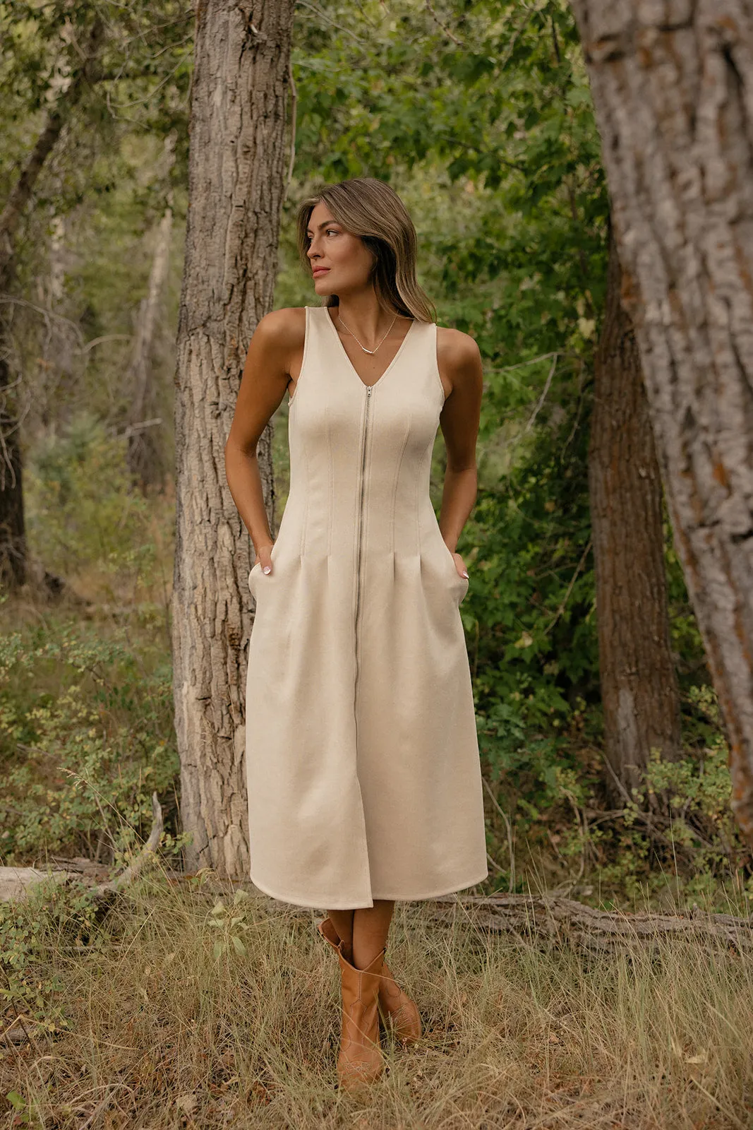 The Canyons Edge Suede Dress sold by Roolee product image thumbnail 4
