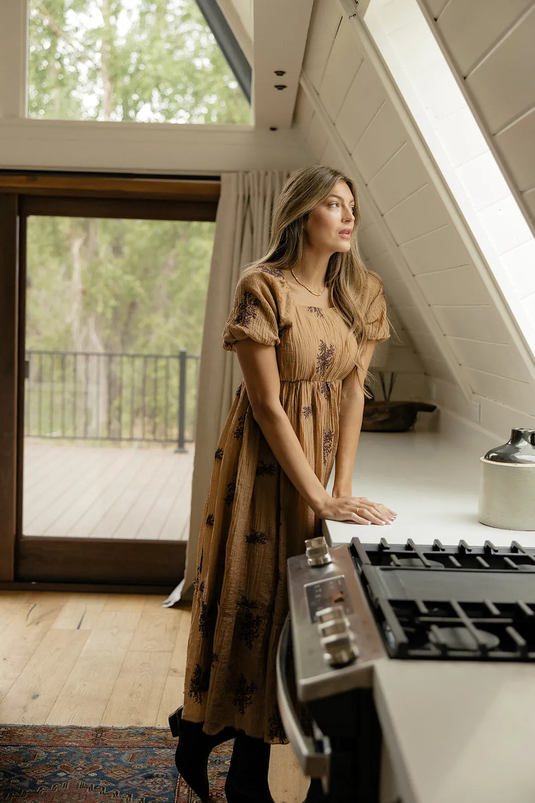 Burning Sun Embroidered Dress sold by Roolee product image thumbnail 2