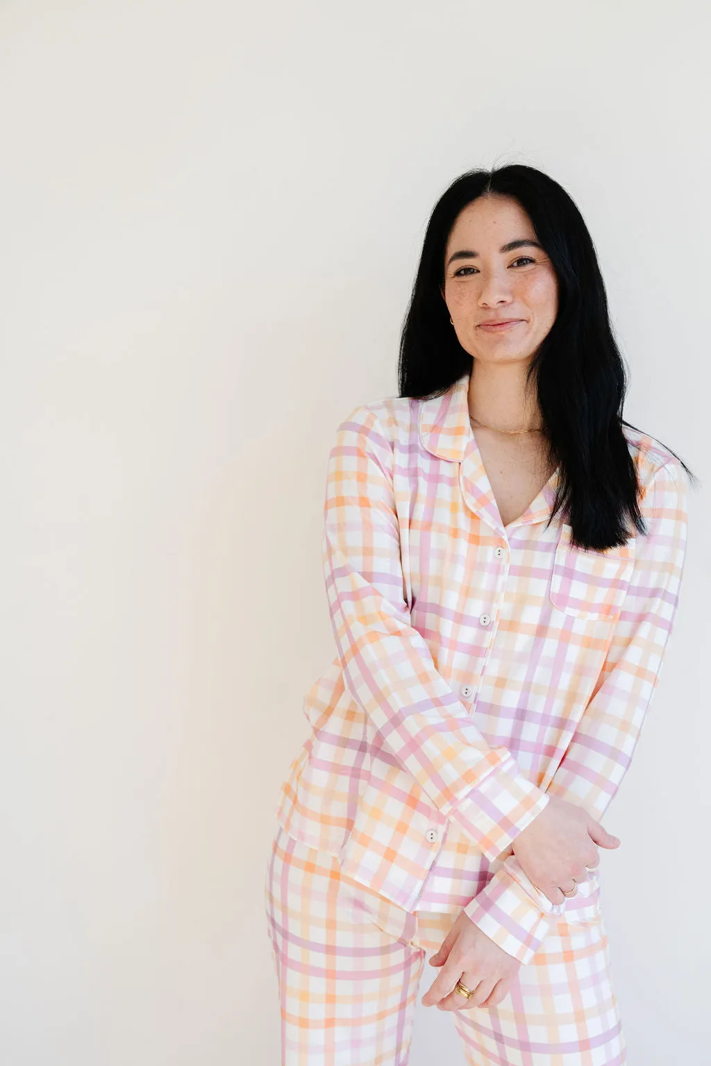 Women's Button Down Set in Hopscotch sold by Roolee