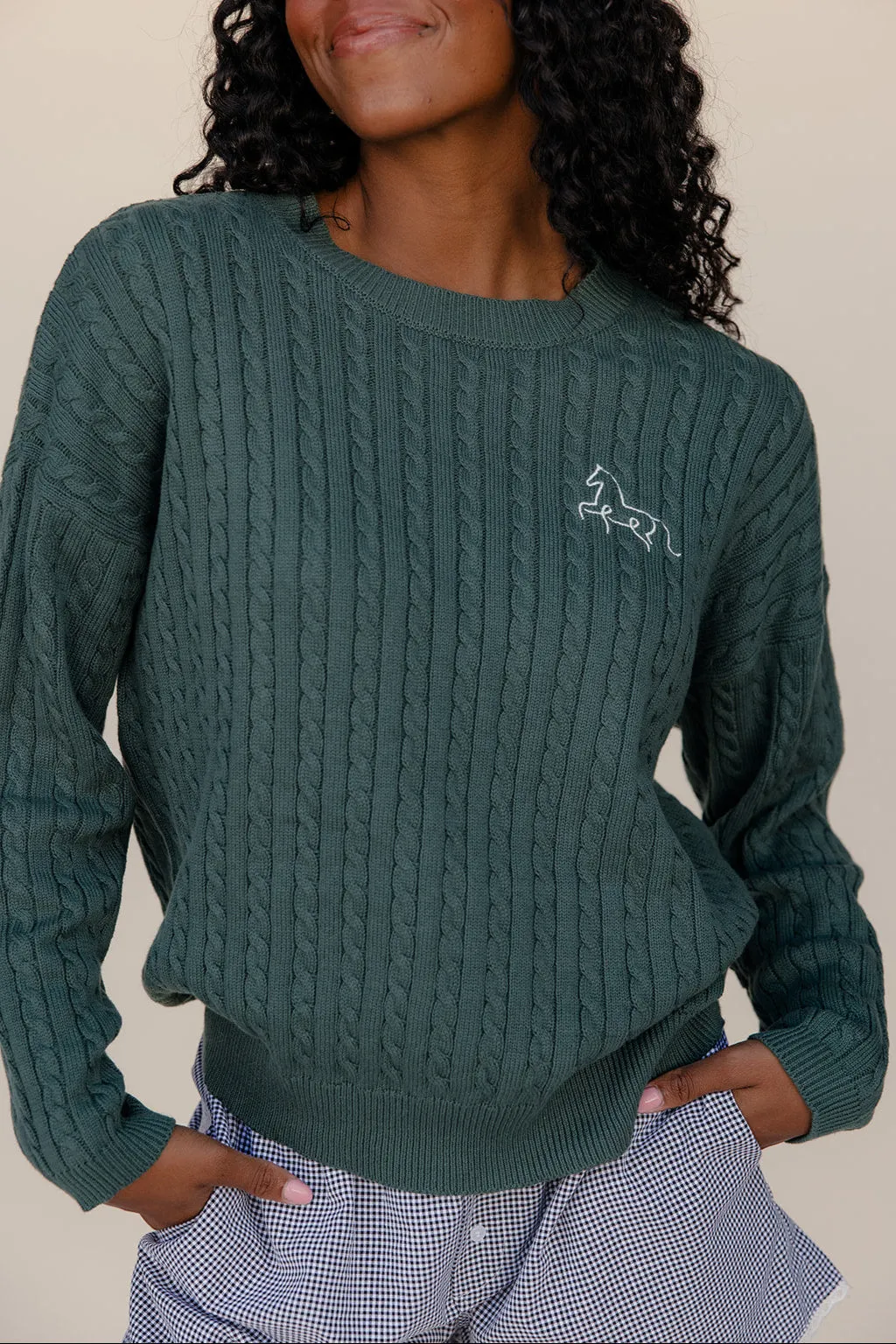 The Stables Cable Knit Sweater sold by Roolee