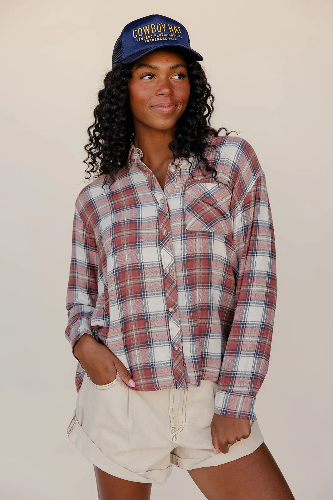 Harvest Rose Button Down sold by Roolee