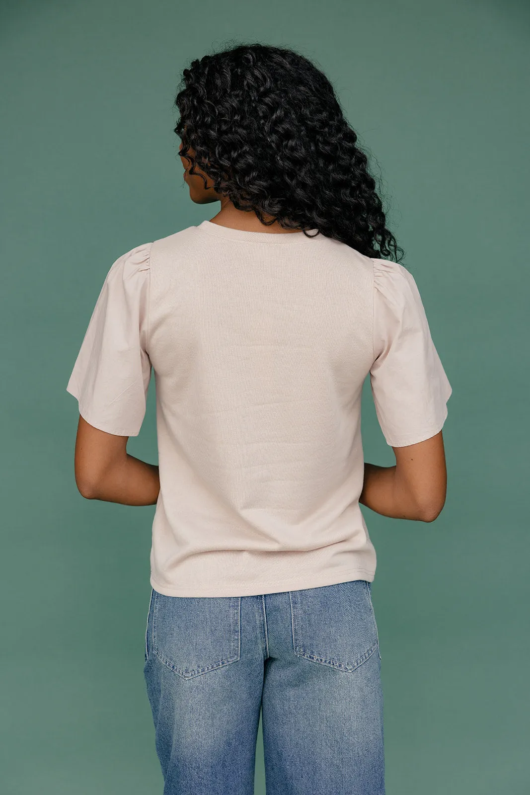 Hall Pass Flutter Sleeve Blouse sold by Roolee product image thumbnail 3