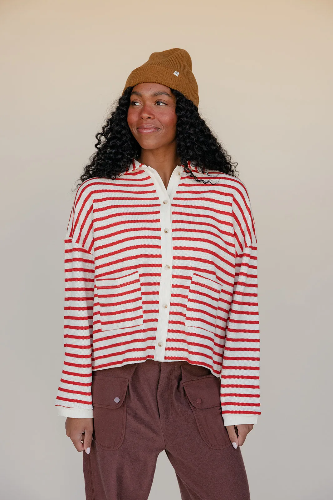 Come Around Collared Cardigan sold by Roolee product image thumbnail 4