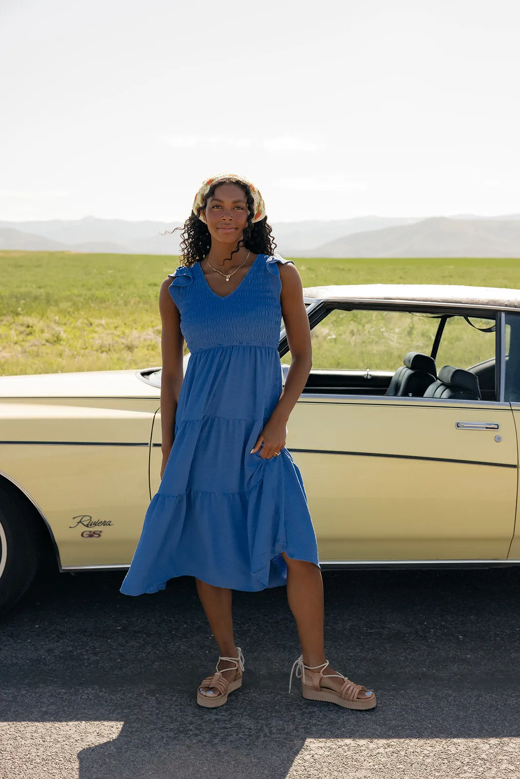 Kelsey Smocked Dress sold by Roolee product image thumbnail 5