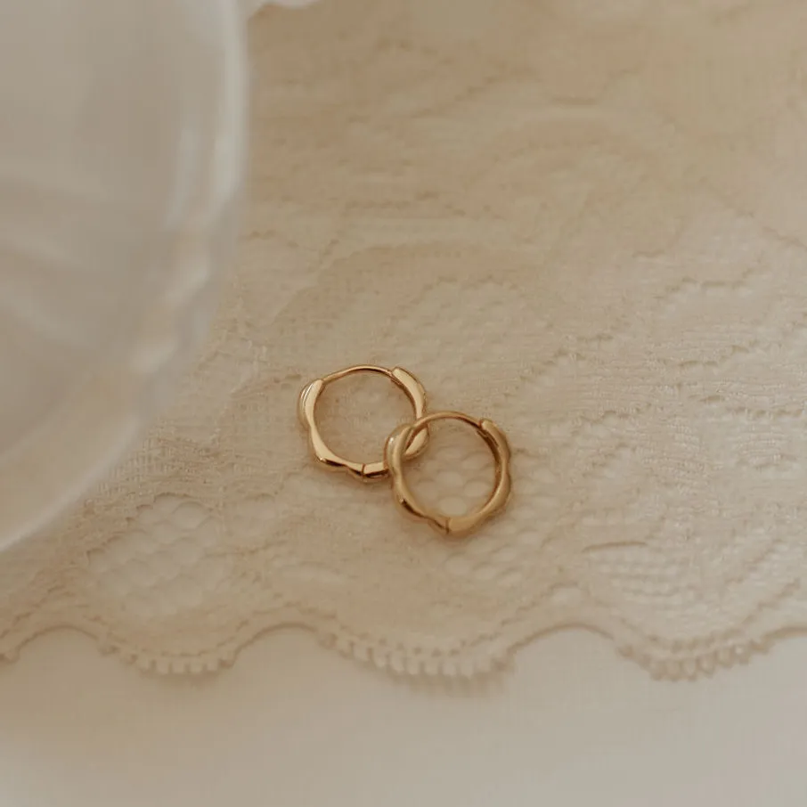 Lola Floral Hoops sold by Roolee product image thumbnail 2