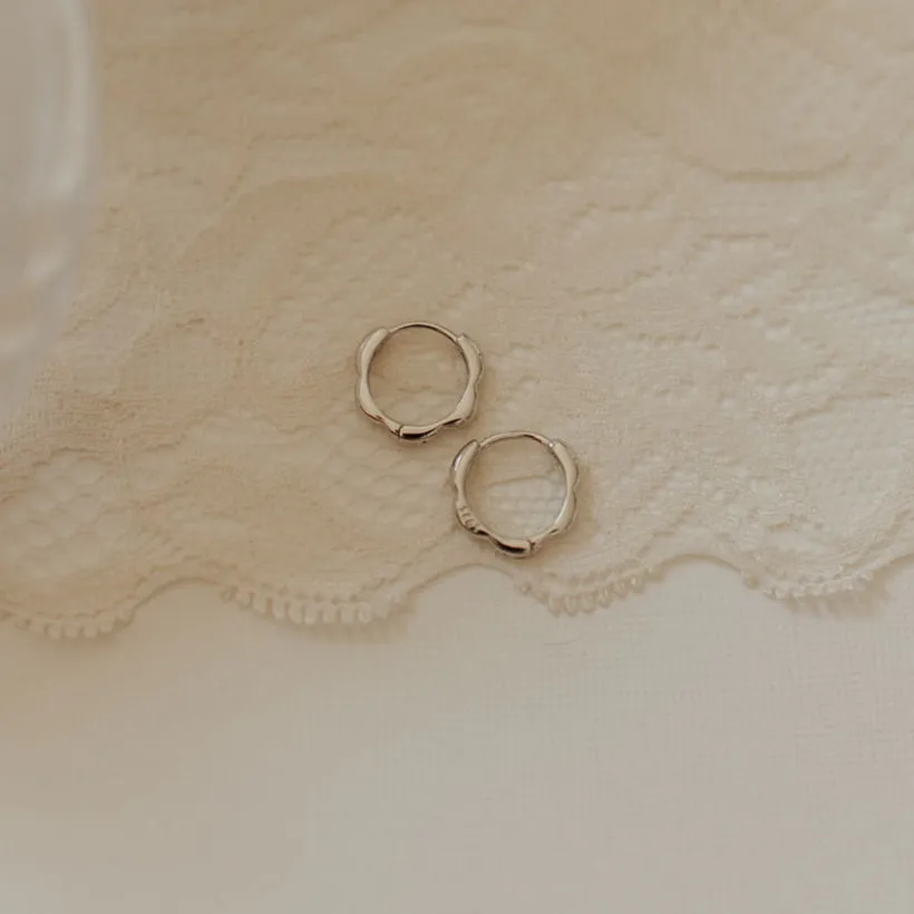 Lola Floral Hoops sold by Roolee product image thumbnail 5